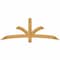 Ekena Millwork Davenport Rough Sawn Timber Gable Bracket, Western Red Cedar, 72"W x 27"H x 4"D x 4"F, 9/12 Pitch GBW072X27X0404DAV00RWR - alternate 1